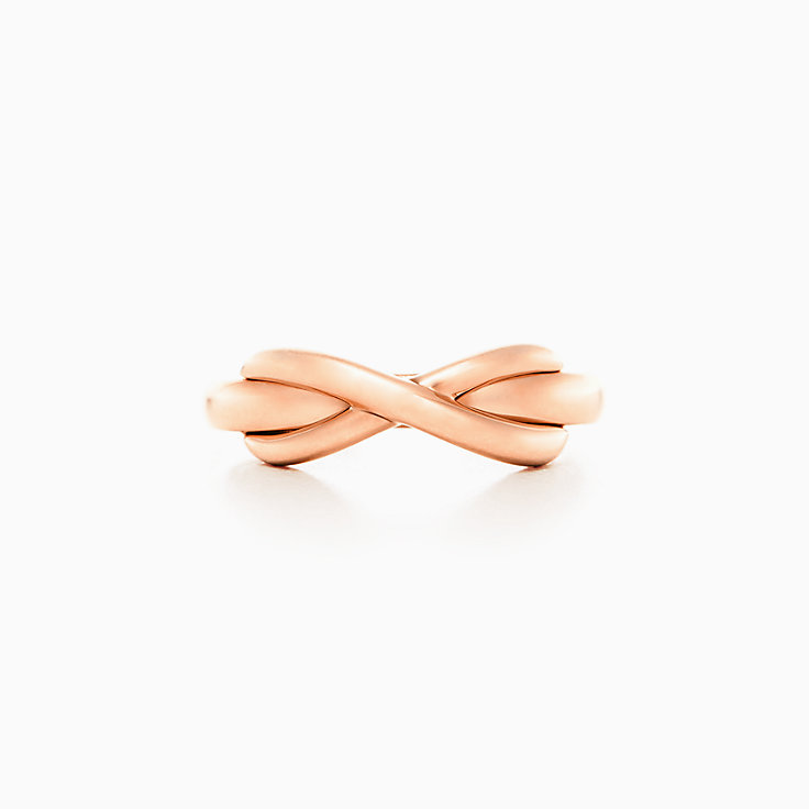 Rose gouden ring Tiffany Infinity